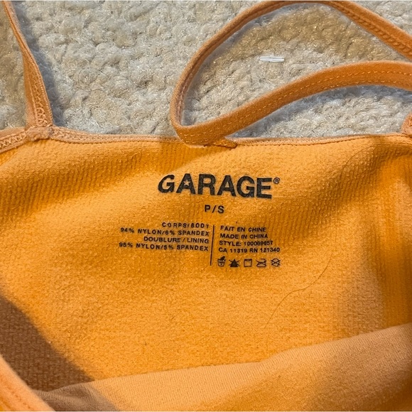 Garage Seamless Neon Orange Tank Top - Picture 3 of 3